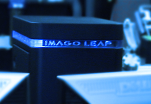 blue lit IMAGO LEAP technology